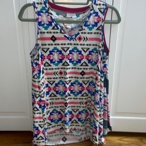 2 Lularoe v-neck tank tops